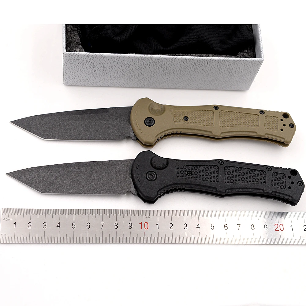 

JUFULE Claymore 9071BK 9071 D2 Tanto Blade Nylon Handle Camping Hunting Survival Outdoor EDC Pocket Tool Utility Folding Knife