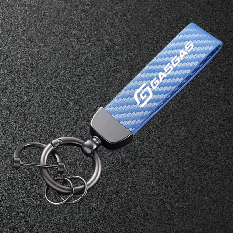Chaveiro de metal com padrão de fibra de carbono para motocicleta de alta qualidade para GASGAS MC450F EC300 GP SM 700 900 EC Acessórios