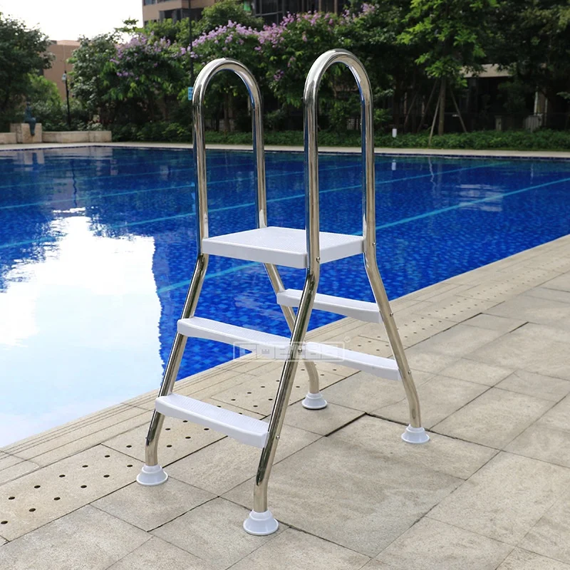 Acrylic Swimming Pool Massage whirlpool Bathtub Use Stainless Steel Ladder