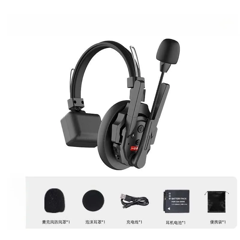 XPRO series wireless guide call system noise reduction earphones full duplex walkie-talkie headset live broadcast guide