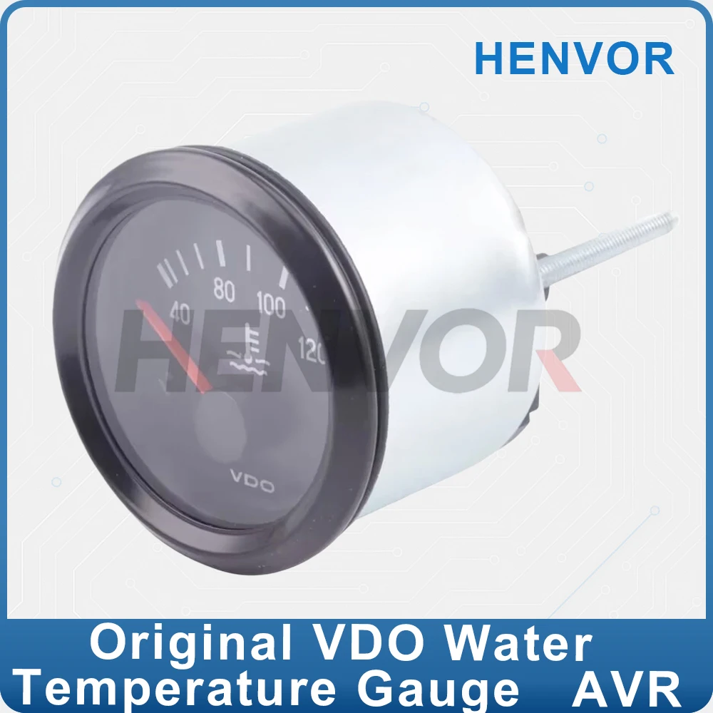 

40-120C 52MM VDO Water Temperature Gauge Diesel Engine Meter Compatible with Sensor Generator Accessories 287.4-22Ω