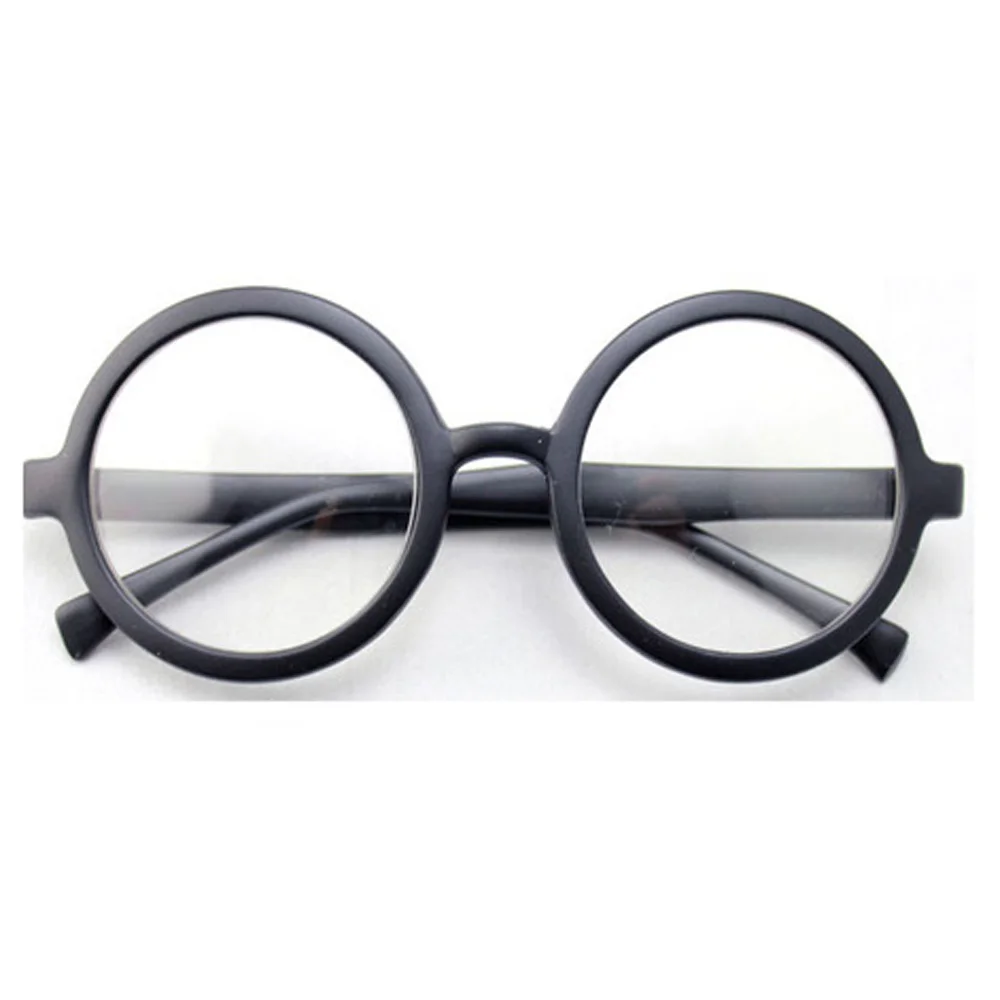 

Large Size Oversized Retro Vintage Round Eyeglass Frame Black Brown Leopard Optical Spectacles Glasses