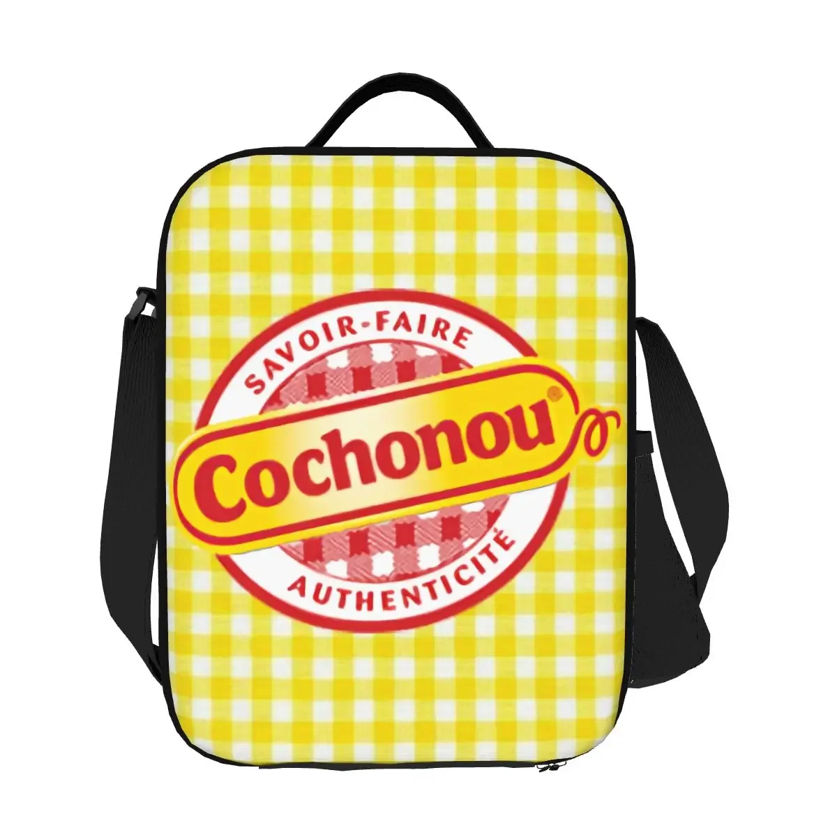 Custom Cochonou Saucisson Sausage Lunch Bag Men Women Cooler Warm Insulated Lunch Boxes for Adult Office