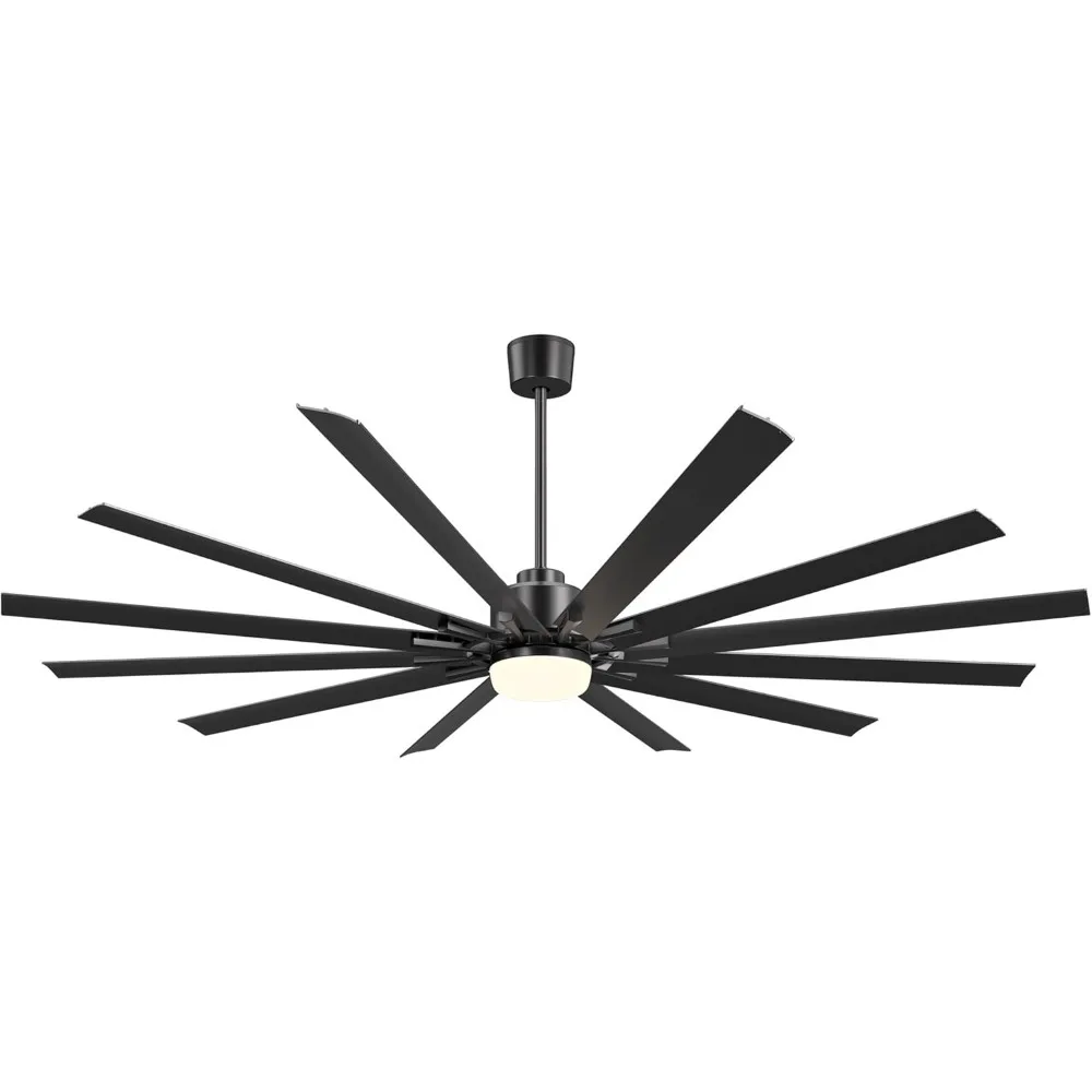 Large ceiling fan with lights - indoor/outdoor aluminum ceiling fan with lights, blades, office store black ceiling fan