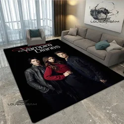 The Vampire Diaries damomo salvatore print carpet Yoga mat area tappeto room decor zerbino tappeto antiscivolo tappeto kawaii regalo di compleanno