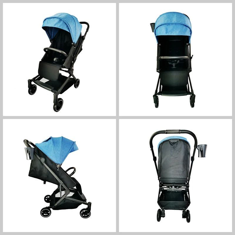 High Quality New Baby Pushchair Lightweight Aluminum Alloy Frame Q7 Foldable  Pram Buggy Travel Stroller