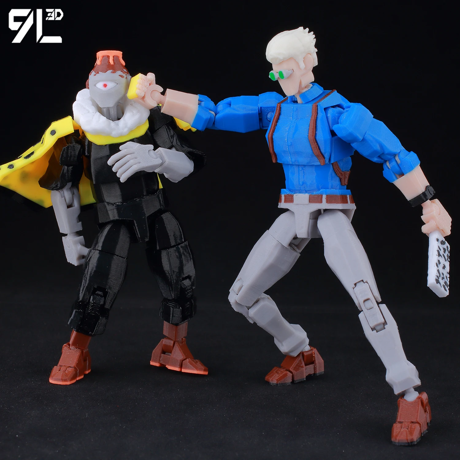 9L3D T13 Nanami Kento Battle Pose Figure JJK Anime Action Model