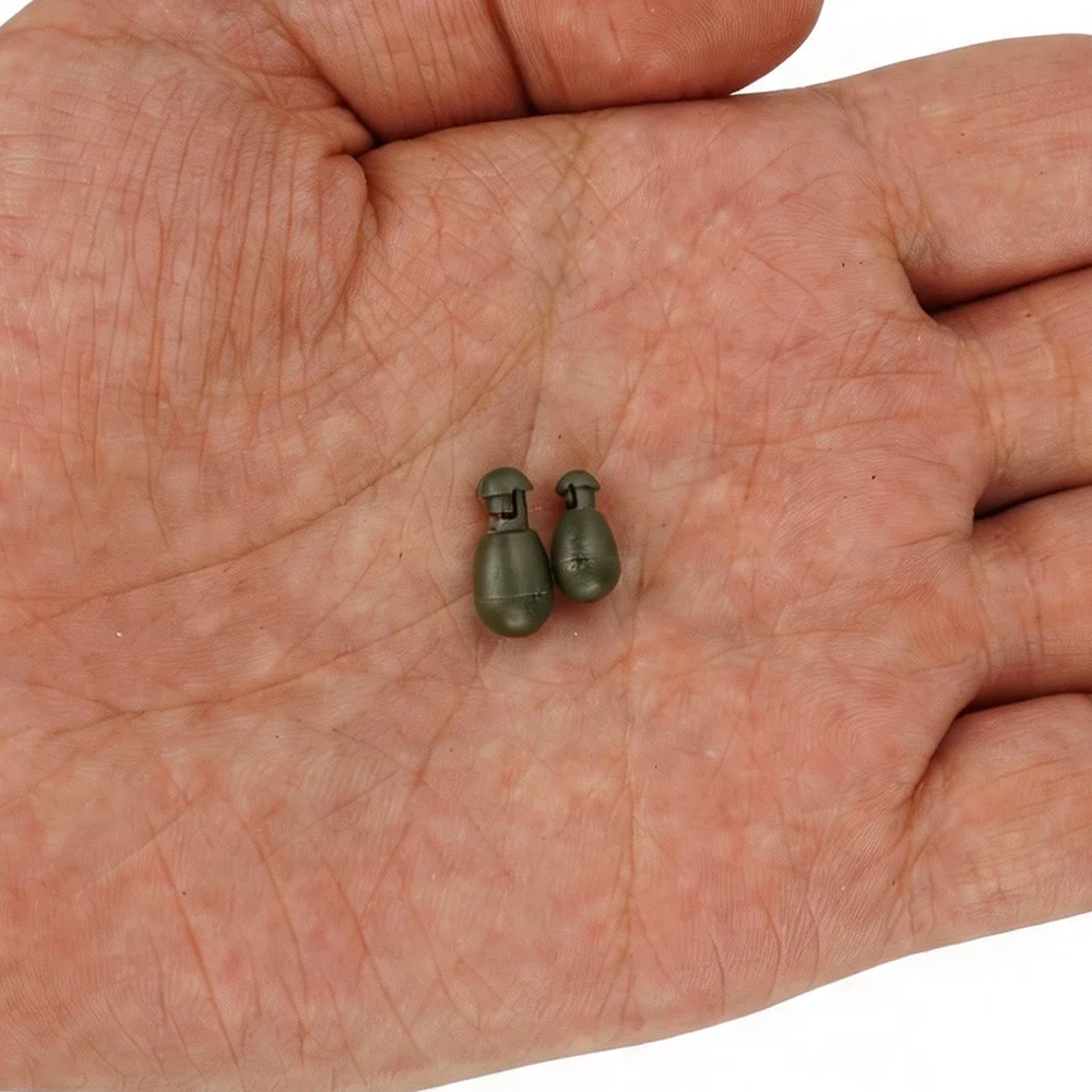 HIRISI 25 Stück Schnellwechsel-Perlen – Karpfenangelzubehör Hakenverbindungen für Method Feeder, Angelzubehör AG133 – Detail 5