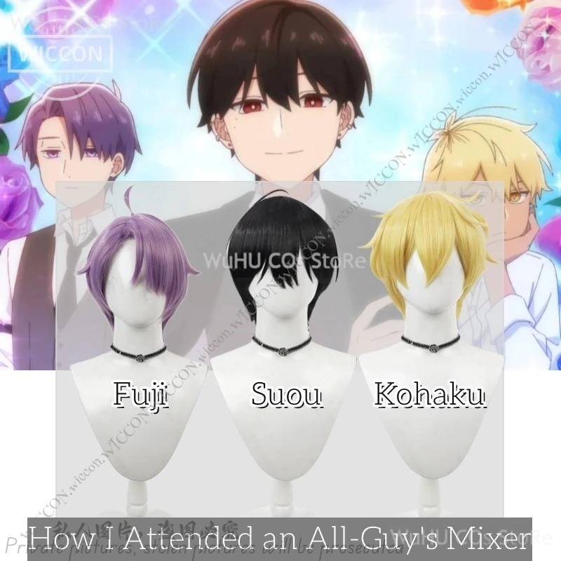 

Nino Kohaku Fuji Suou New Anime Cosplay How I Attended an All-Guy's Mixer Cosplay Wig Cosplay Halloween Party Comic-Con Masquera