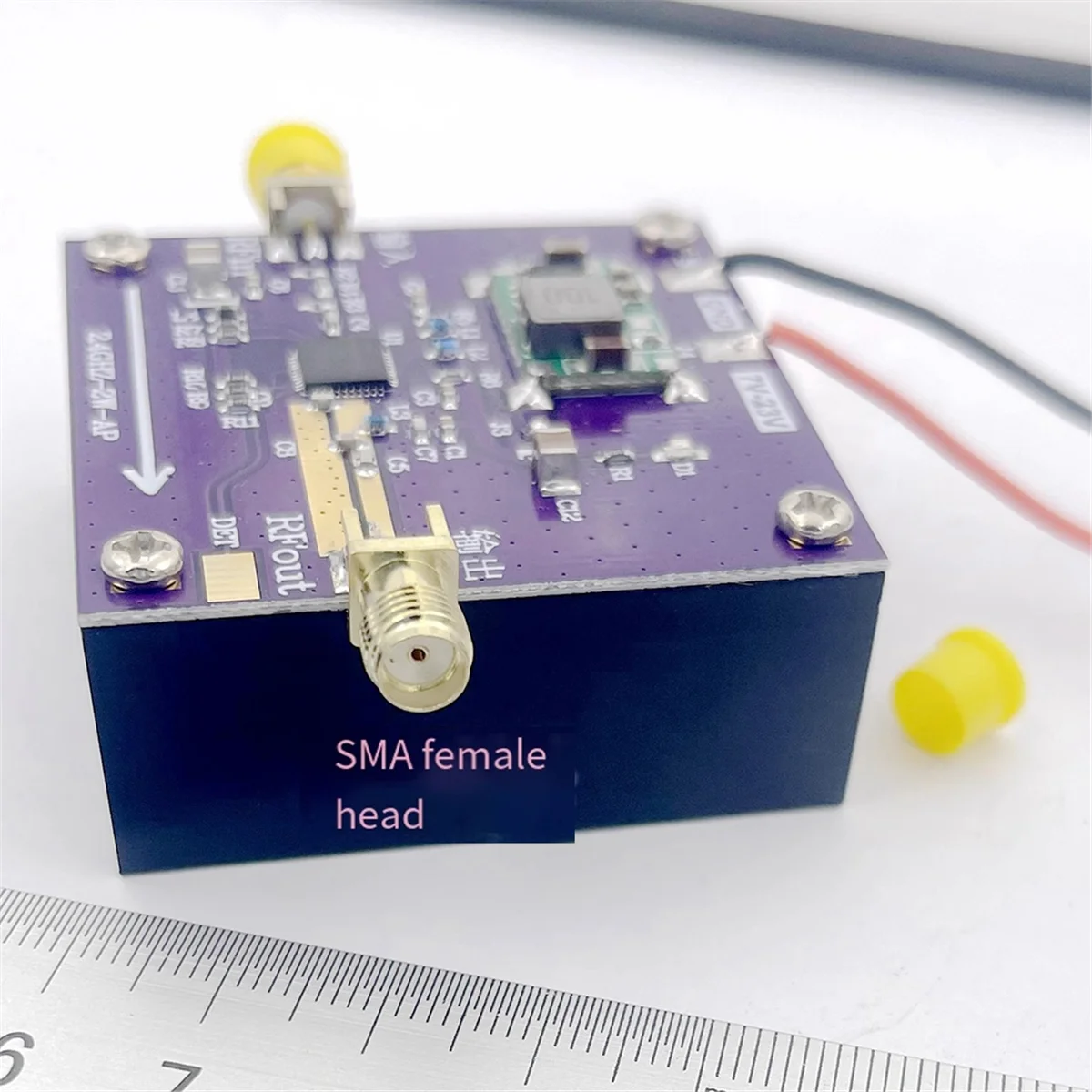 ATP5 SZM2166 2.4G 2W Amplifier WIFI Power Amplifier 30DB 12V 24V DC for 2.4GHZ Bluetooth Image Transfer AMP