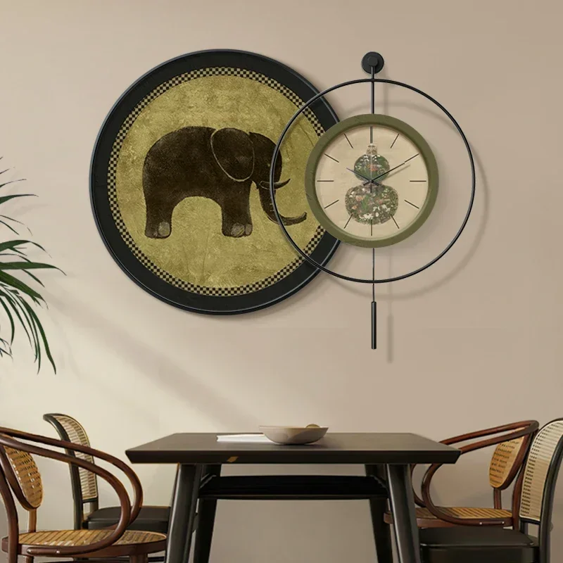 *Living Room Design Wall Clock Kawaii Aesthetic House Luxury Wall Clock Painting Modern Reloj De Pared Office Home Decoration