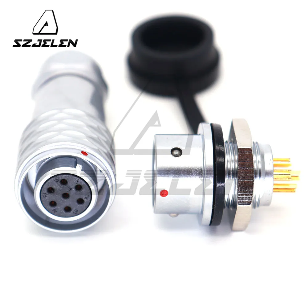 

SF12 Series Waterproof Connector 7-Pin Male And Female, IP67,Round Metal Connector,LED Cable Connector