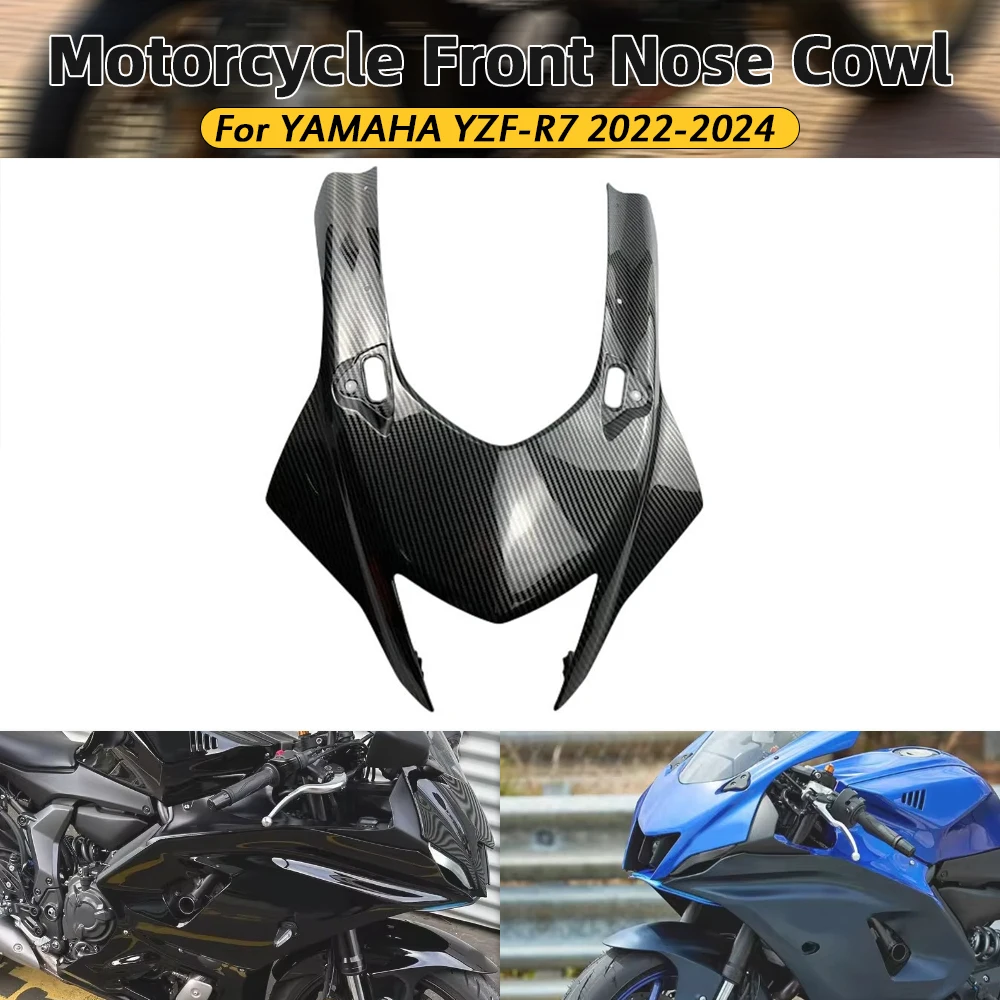 2024 YZF-R7 Motorradzubehör Frontscheinwerfer-Abdeckung Verkleidung Frontverkleidung Passend für YAMAHA YZF-R7 YZFR7 2022 2023