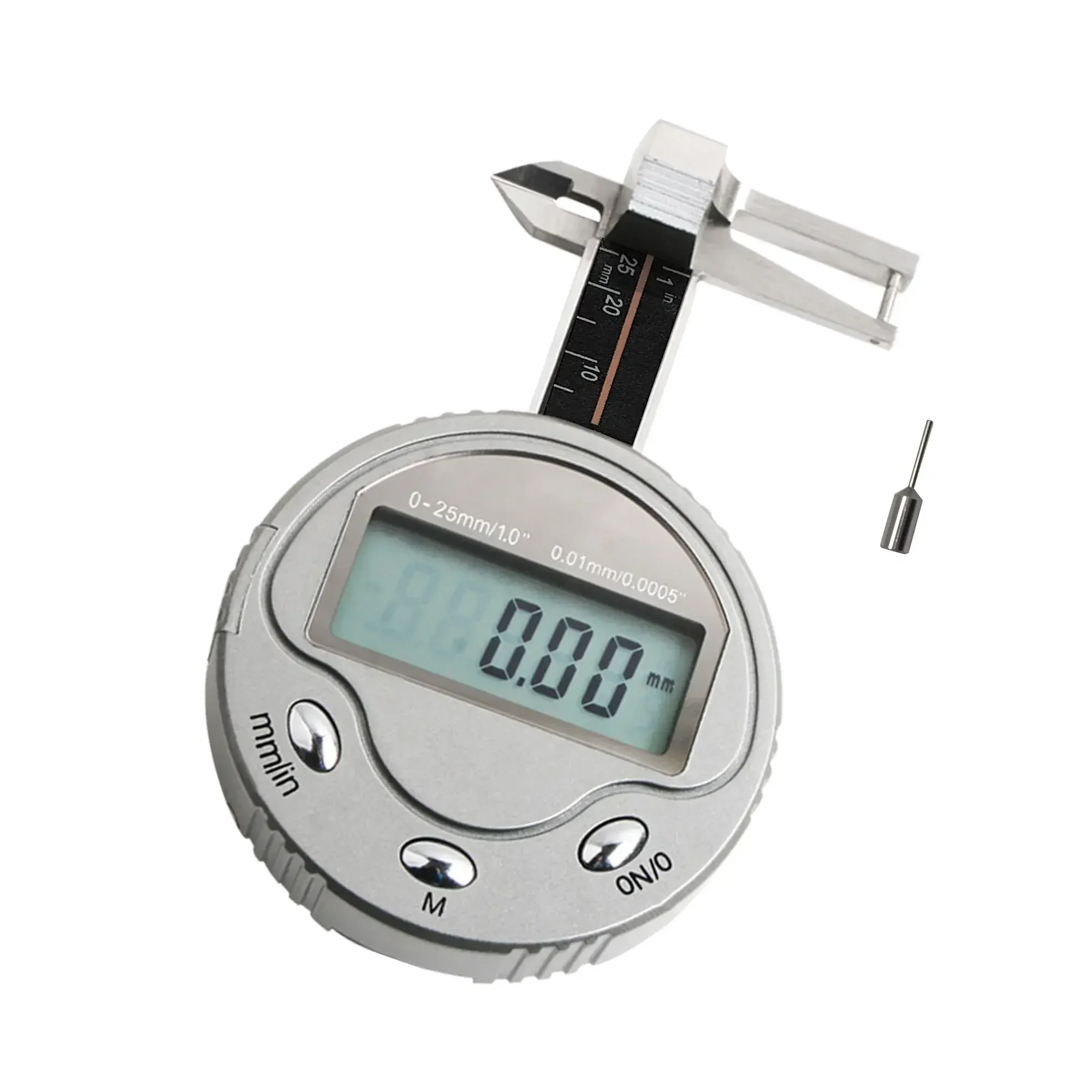 Multi Function Round Digital Gauge Diamond & Gemstone Measuring Thickness Tools High Quality Mini Pocket Caliper 0-25mm 0.01mm