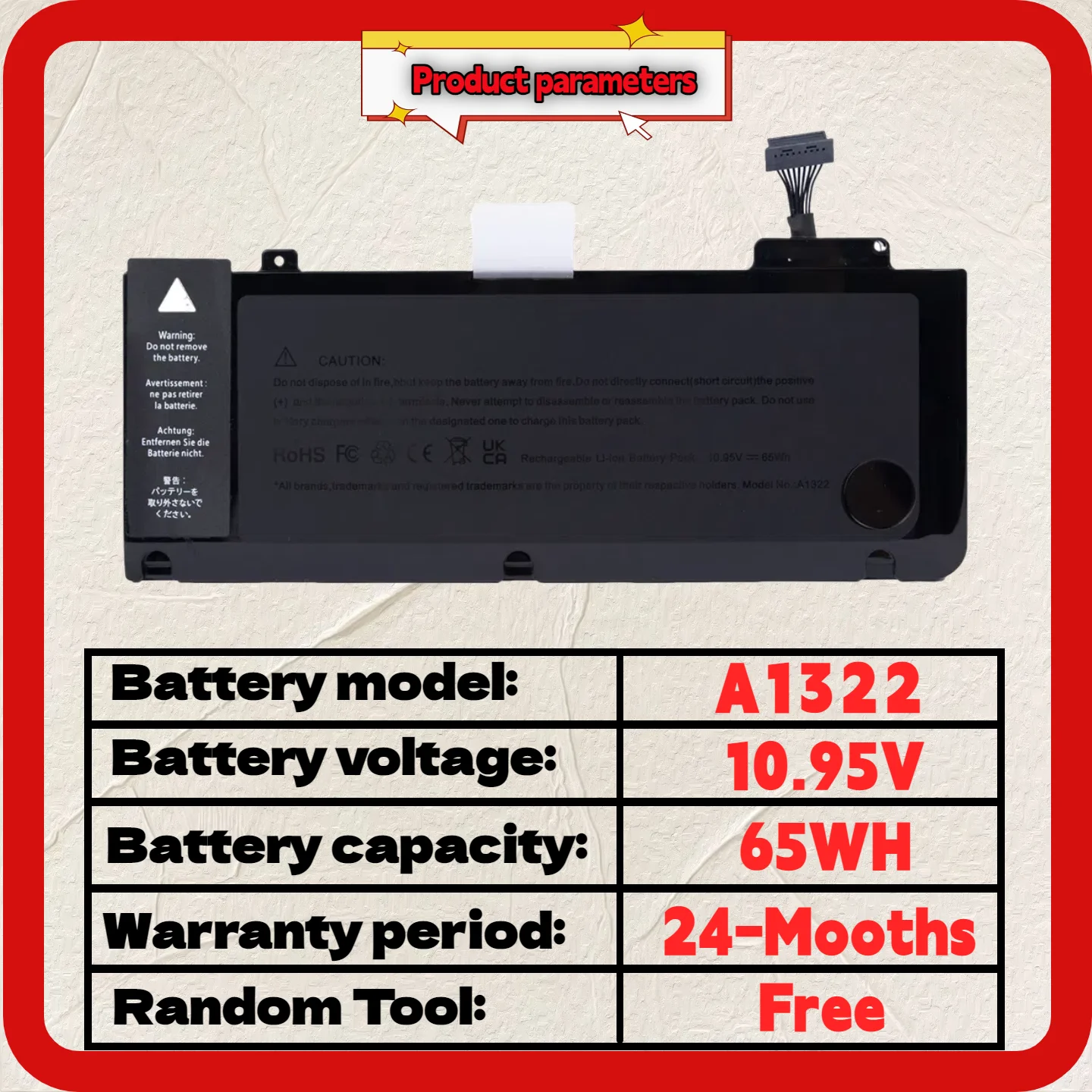 Wholesale And Retail❗❗❗ A1322 A1278 Battery For Apple MacBook Pro 13" 2009 2010 2011 2012 MB991LL/A 24M Warranty+Free Tool