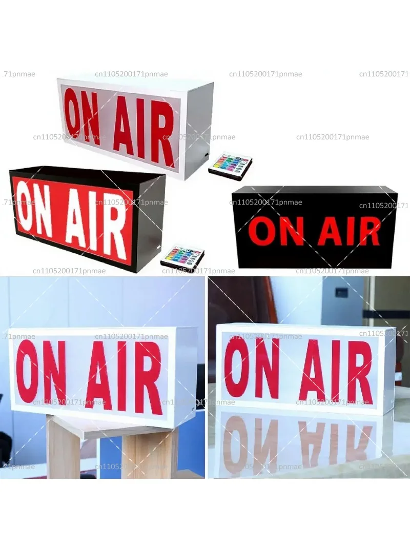 On Air Light Up Sign LED Illuminated Dimmable Recording Sign for Bar Cinema Studio Wall Decor