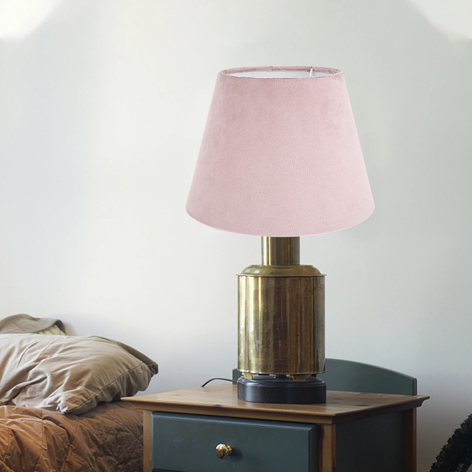 

Тканевый абажур для настольной лампы, прикроватная тумбочка, пылезащитный чехол, защитный многофункциональный надежный абажур, прочная ткань