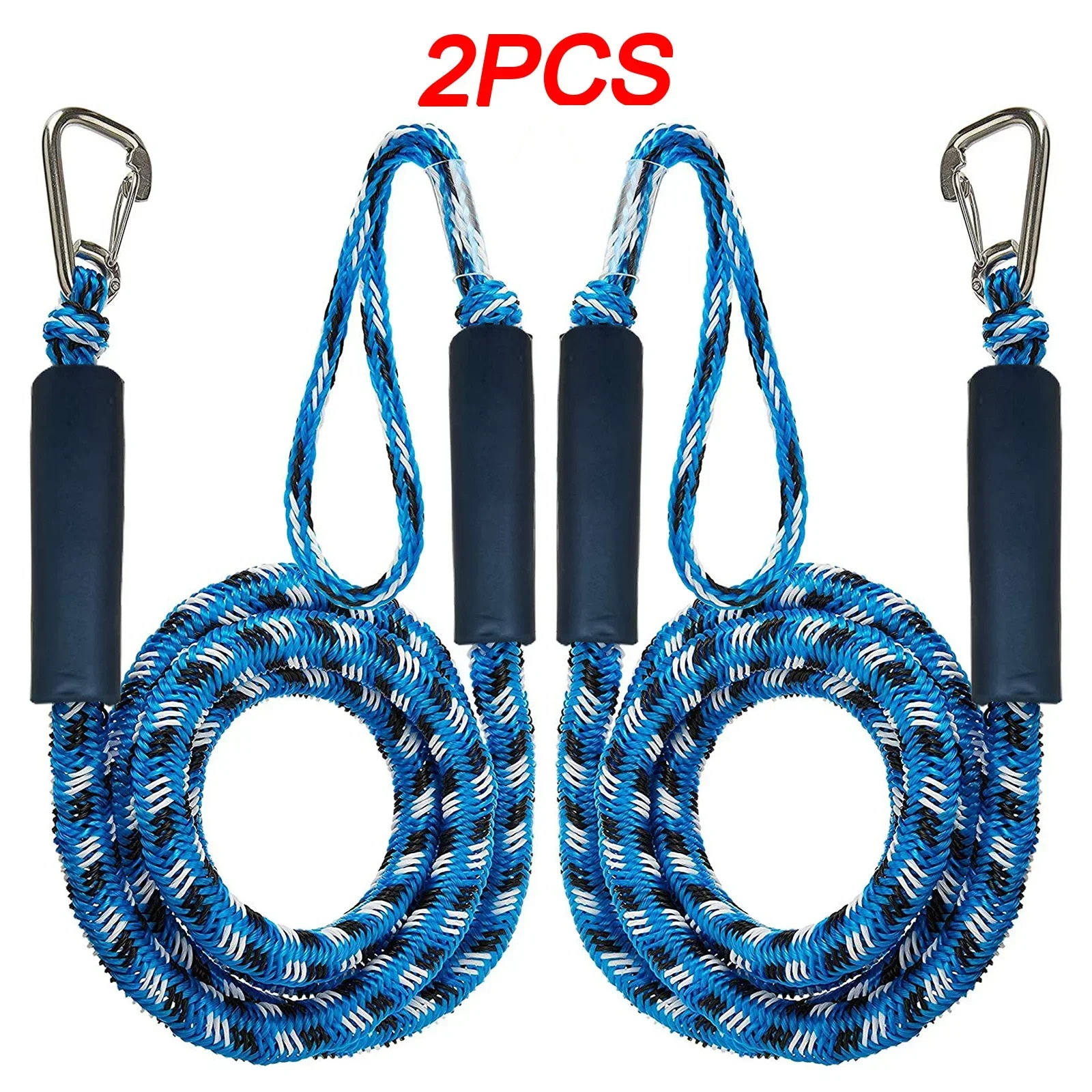 NONE 2/1PCS Dock Linien Elastische Marine Seil Bungee Cords Schock Krawatten für Kajak Wasserfahrzeuge Kajak Zubehör Boot zubehör 8