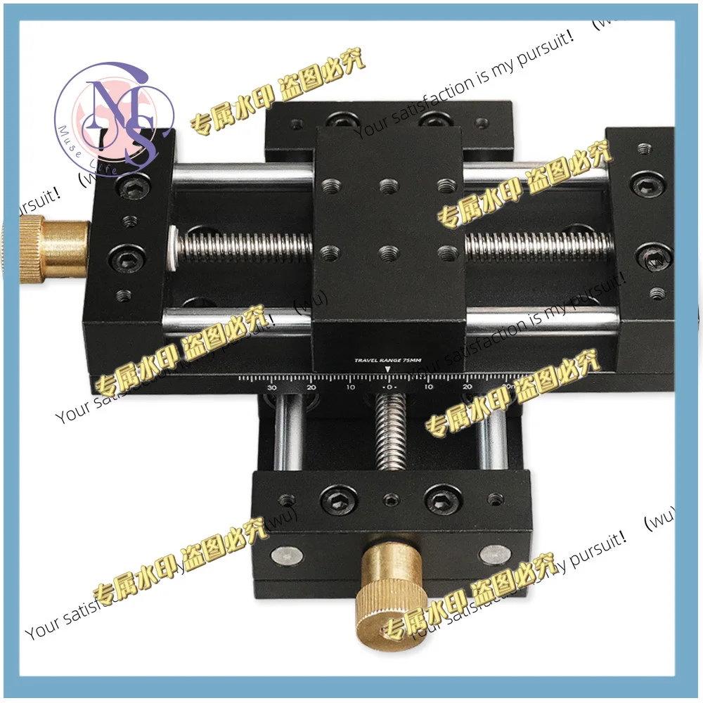Suitable for XY axis manual precision linear platform trimming bearing adjustment platform sliding table