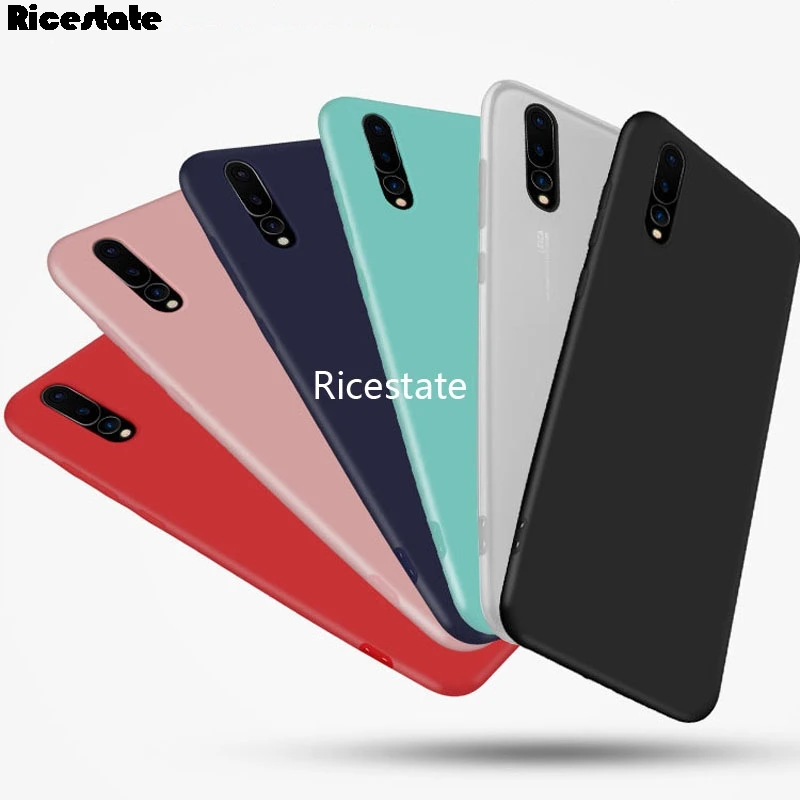 For Huawei P20 Luxury Shockproof Anti-Shock TPU Silicone Cover Ricestate case For Huawei P20 Llite P20 Pro Coque Fundas