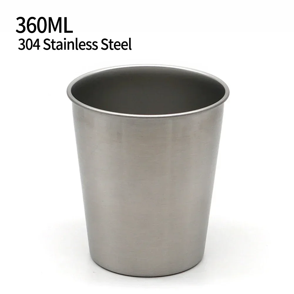 360/500/600ml Stainless Steel Beer Cups Household Office Metal Water Drinks Coffee Tumbler Tea Milk Mugs Kitchen Drinkware