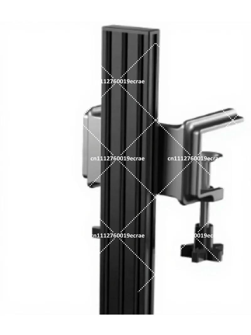 Flight Joystick Throttle Stand Aluminum Alloy Two-Hand Desktop Mount for Flight Sim