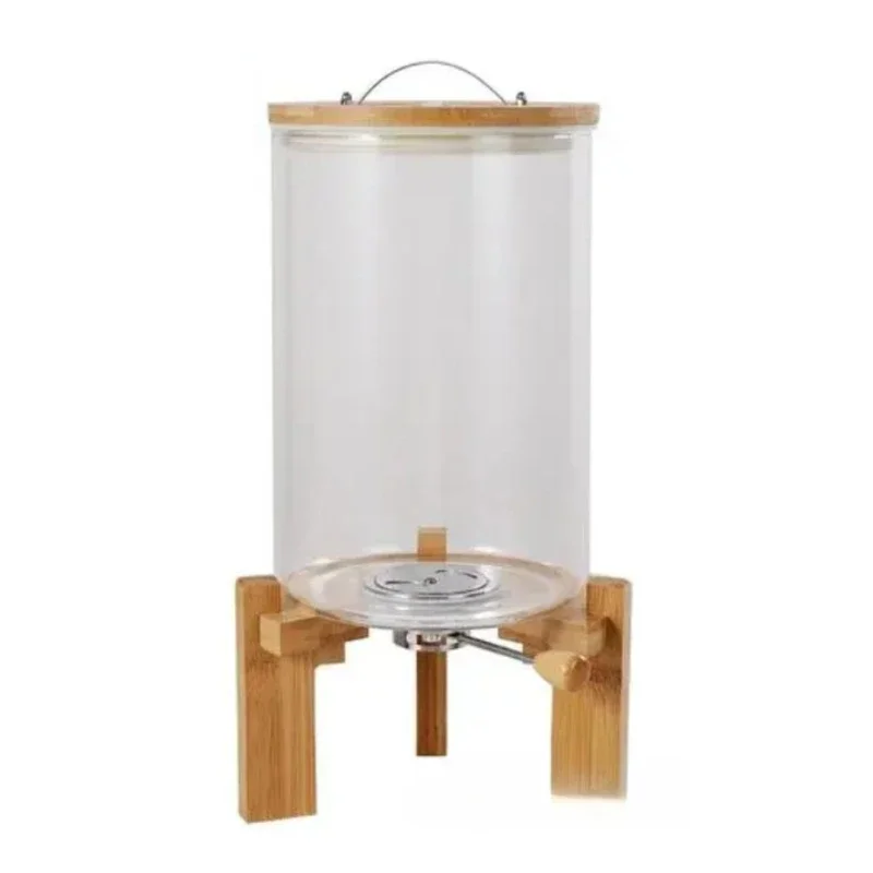 High borosilicate glass metering rice barrel grain storage box rice cylinder large moisture-proof insect-proof grain storage