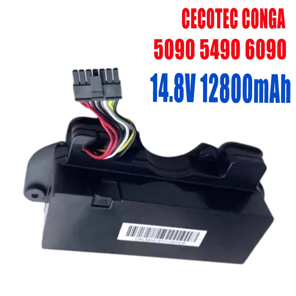 

12800mAh Li-ion Battery Pack For Cecotec Conga 5090 5490 Robot Vacuum Cleaner Accessories Spare Parts