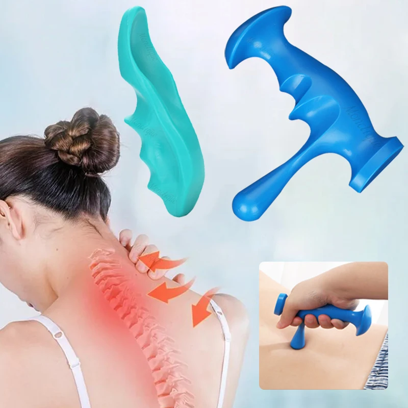 

Portable Muscle Relaxation Guasha Tools Finger Press Trigger Point Manual Physical Therapy Skin Scraping Neck Back Massage Relax