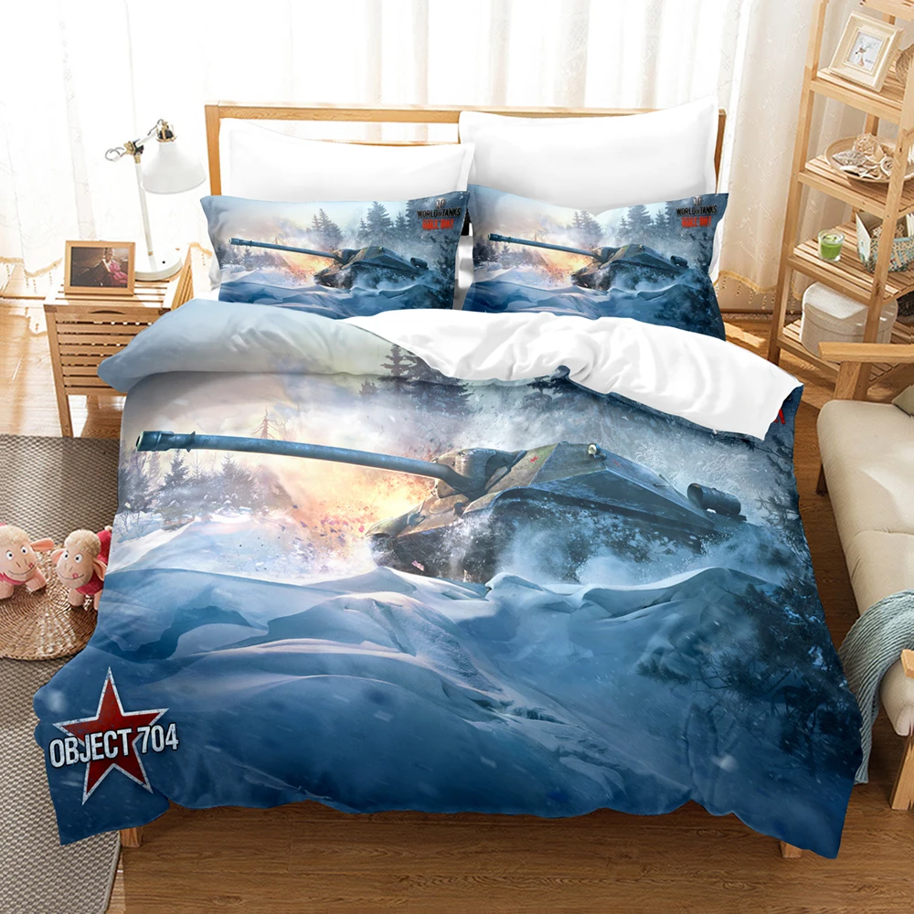 ثلاثية الأبعاد غطاء لحاف خزان طباعة الحرب الأسلحة العسكرية موضوع للأطفال المراهقين النساء الرجال هدايا لغرفة النوم زينة الملكة الملك #5