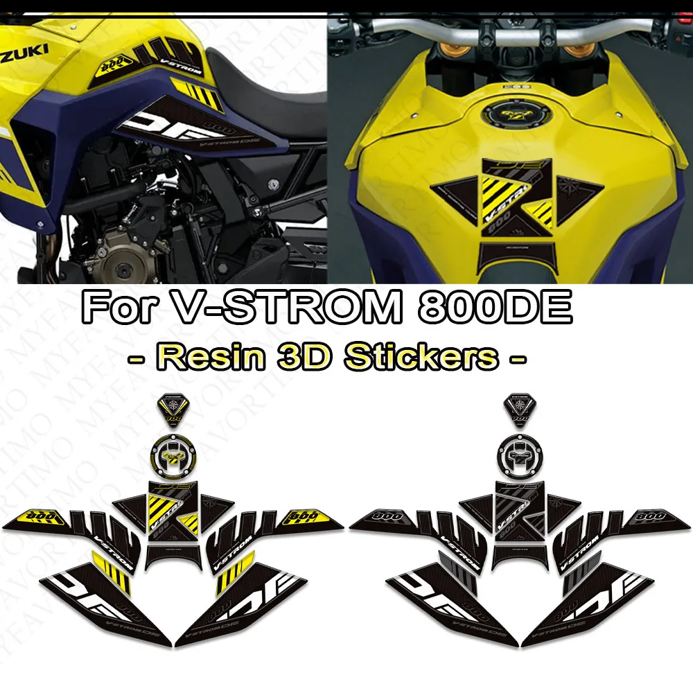 2023-2025 For V-Strom 800DE Motorcycle Fairing Sticker Body Decoration Decals Kit Anti-Scratch 3D Sticker