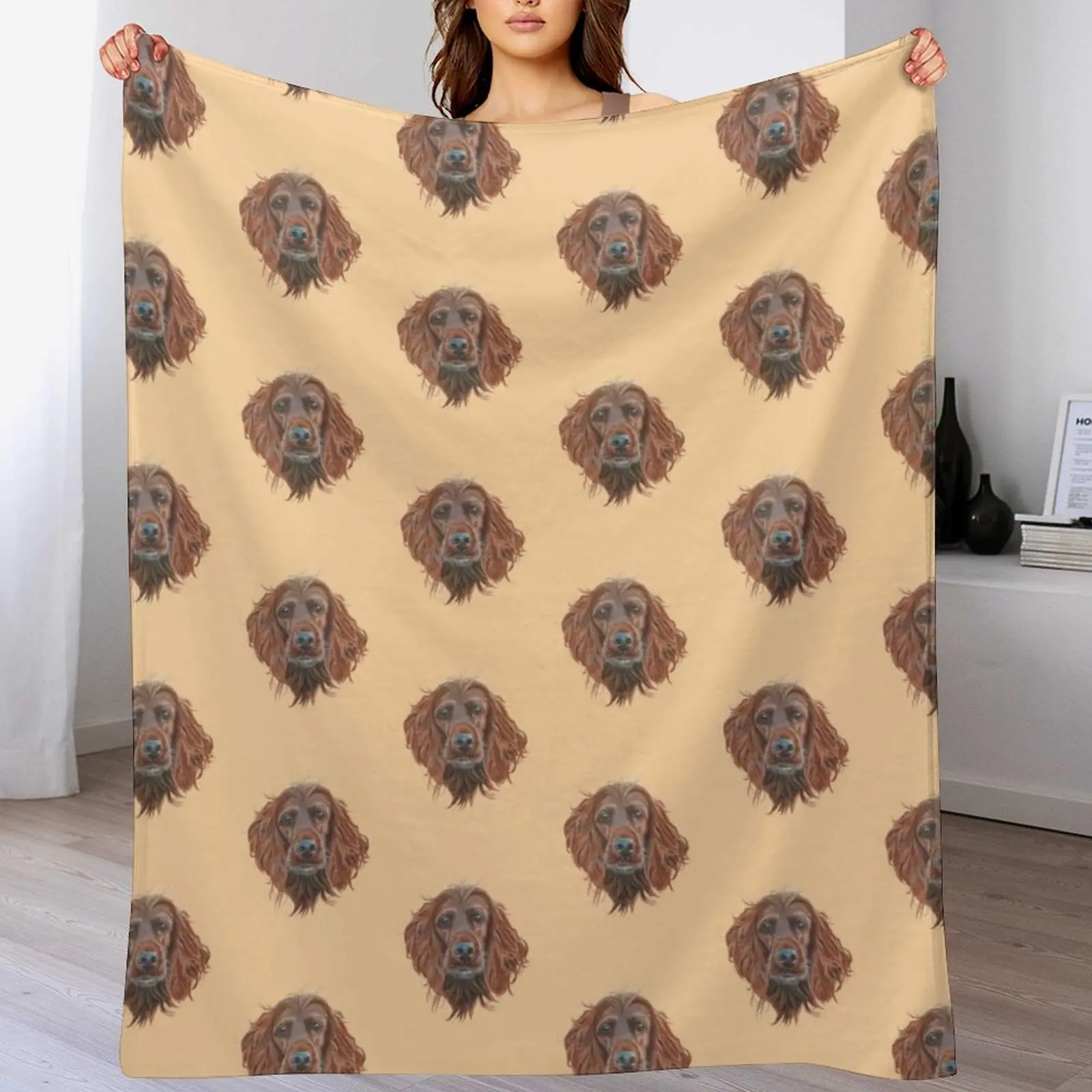 

Irish Setter Throw Blanket for winter Luxury Thicken Blankets