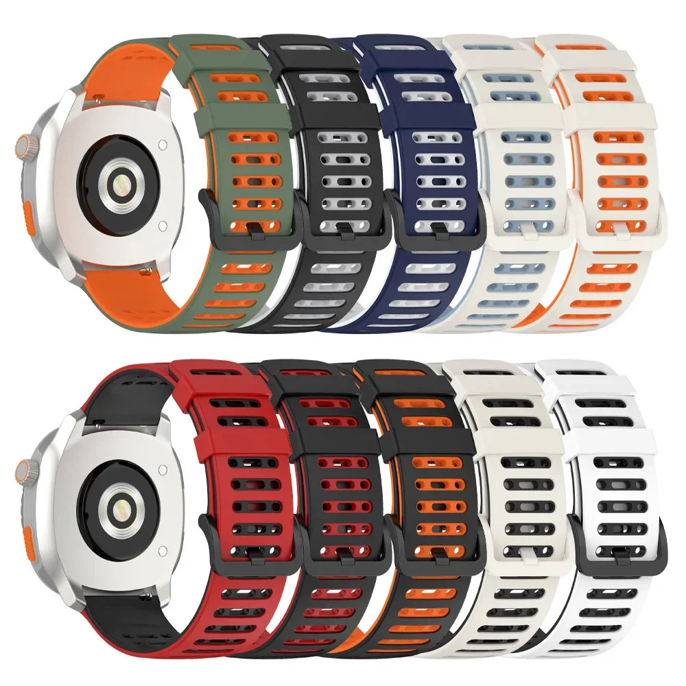 لينة 22 مللي متر الفرقة لساعة سامسونج جالاكسي 3 45 مللي متر 46 مللي متر سيليكون حزام لسامسونج جير S3 الكلاسيكية والحدود سوار إكسسوارات