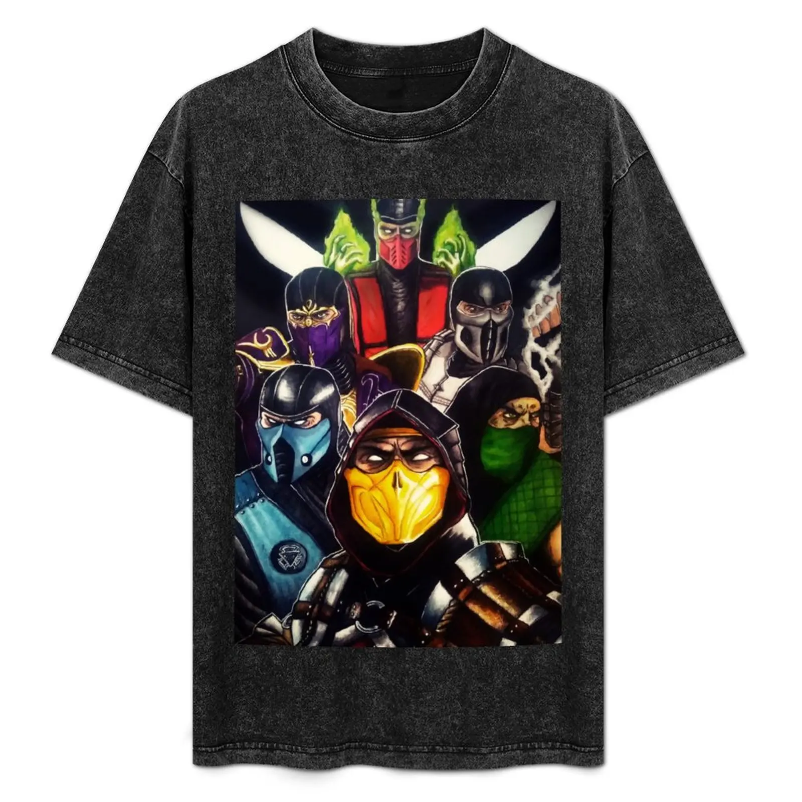 Mortal Kombat Ninjas T-Shirt Sports Casual Breathable Tee Shirt