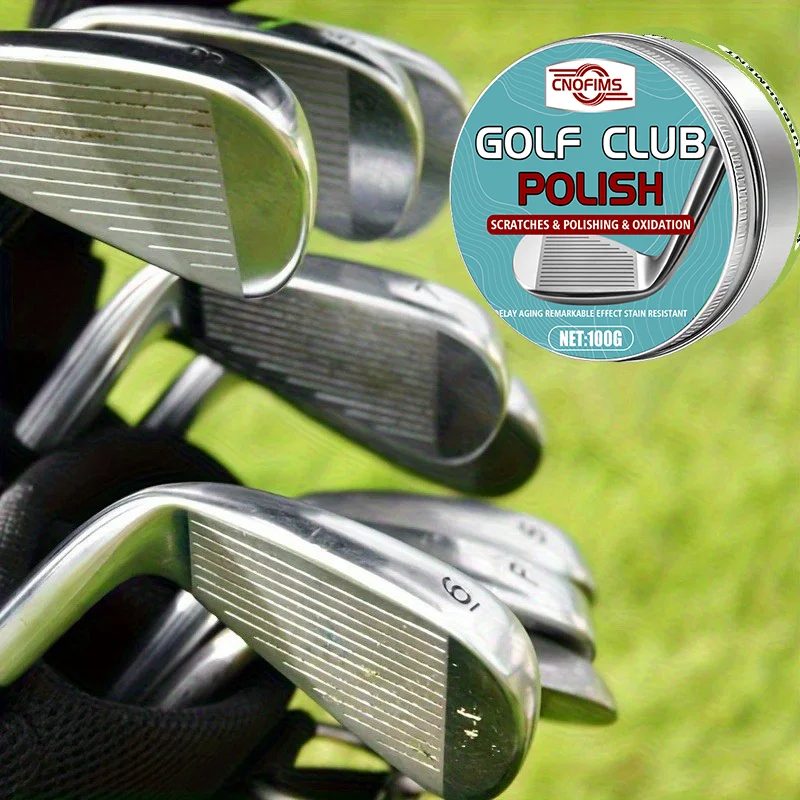 شمع تلميع نادي الجولف - مزيل الخدوش سريع الاستخدام ومزيل اللمعان المعدني، طلاء واقٍ لنوادي الجولف، معدات رياضية