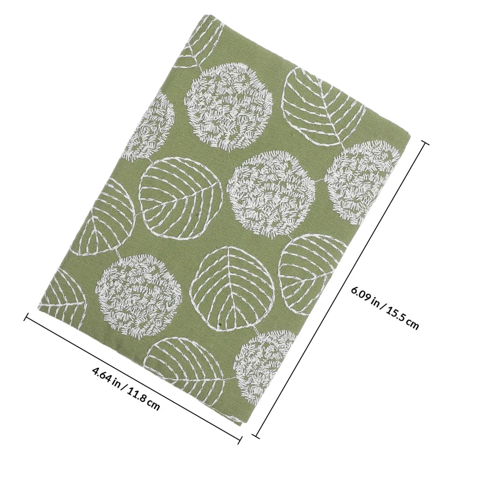 Soft Fabric Book Cover A5 Washable Stretchable Reusable Cloth Sleeve Protector for Paperbacks Journals Notebooks Planners