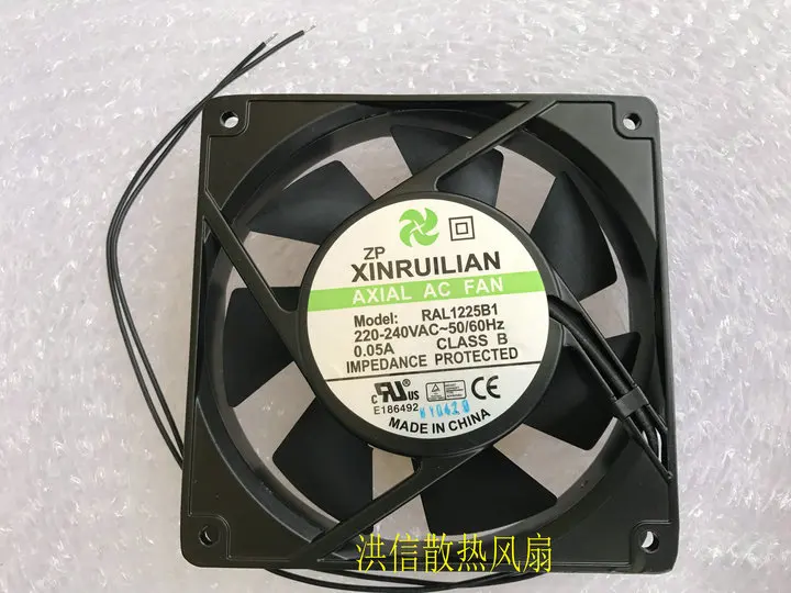 

Freight free new original XINRUILIAN 12025 RAL1225B2 110-125VAC 50/60HZ 0.09A cooling fan