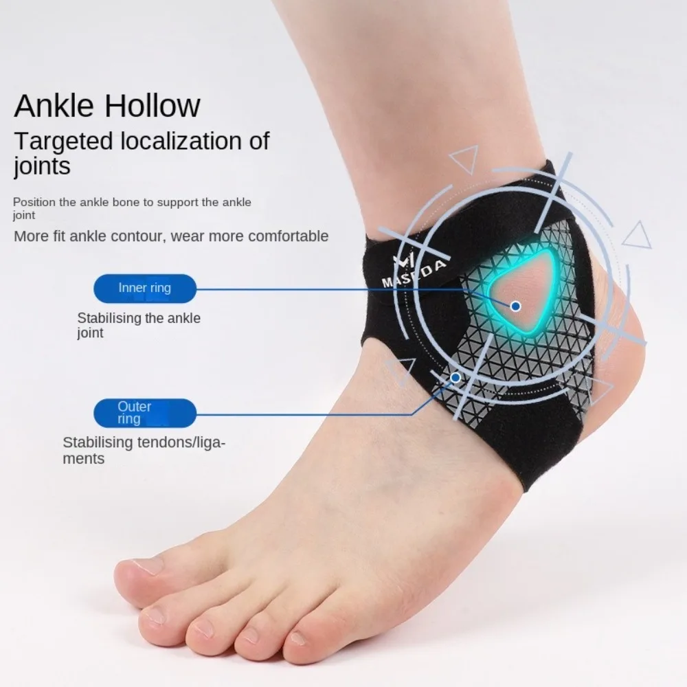 Bi-directional Strap Ultra-thin Ankle Brace Breathable Pain Relief Compression Ankle Support Adjustable Ankle Protection Cover