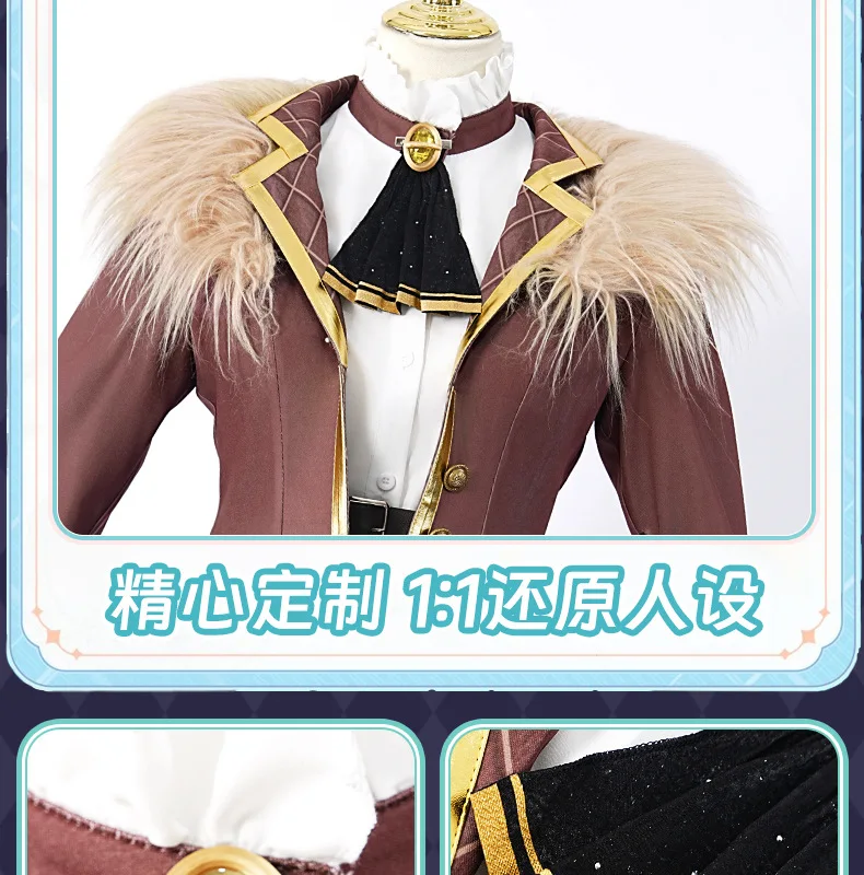 

Identity V Time Sand Cosplay Costume Steam Punk Full Set Anime Game Outfit Party Uniform Hallowen Play Role Clothes Clothing