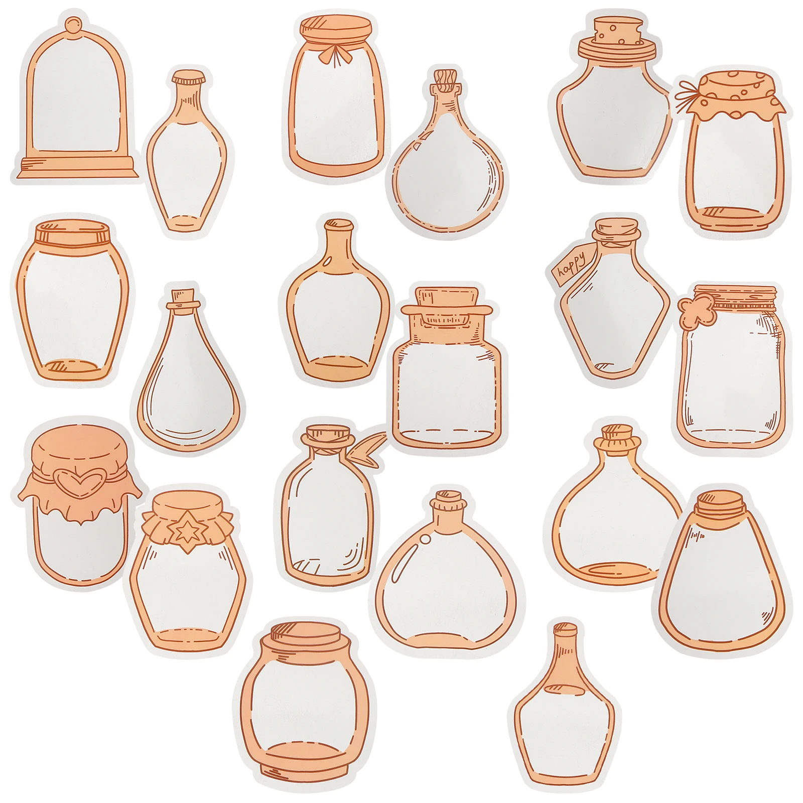 

Dried Flowers Bookmark 40 Sheets Embossing Material Craft Kit Clear Pressed Flower Stickers DIY PET Kawaii Frames Bookmarks