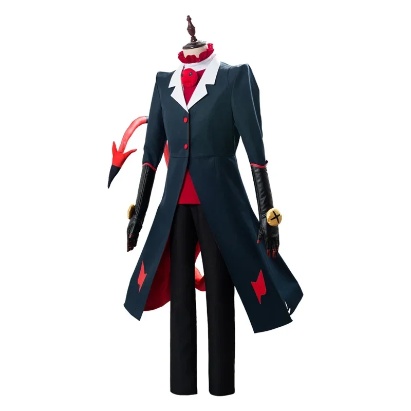 Hazbin Cosplay Hotel Blitzy Helluva Boss Cosplay Costume Man Uniform Halloween Carnaval Clothing U