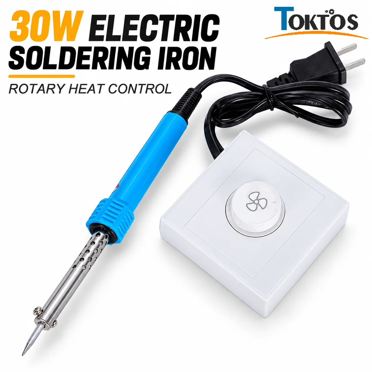 30W Pen Type Electric Soldering Iron 380°C with Switch 0-4mm Replaceable Tips for Jewelry Soft Soldering Electronics Repair