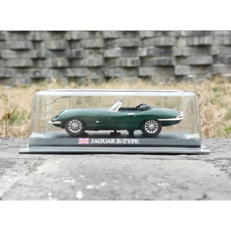 Delprado Diecast 1/43 مقياس Jajuar's E-TYPE سيارة رياضية كلاسيكية سبيكة محاكاة نموذج سيارة جمع عرض لعبة هدية تذكارية