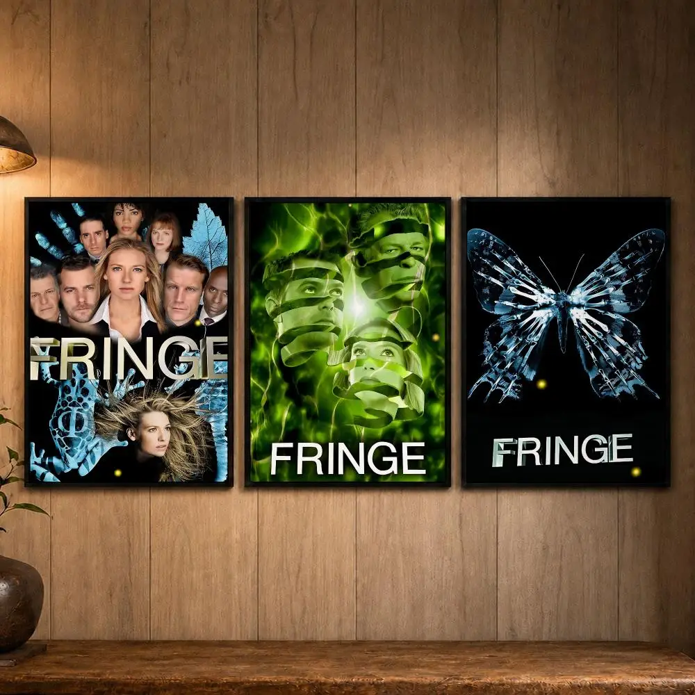 Sci-Fi Mystery Series Fringe Poster Self-adhesive Art Poster Decoracion Painting Wall Art White Kraft Paper Home Decor