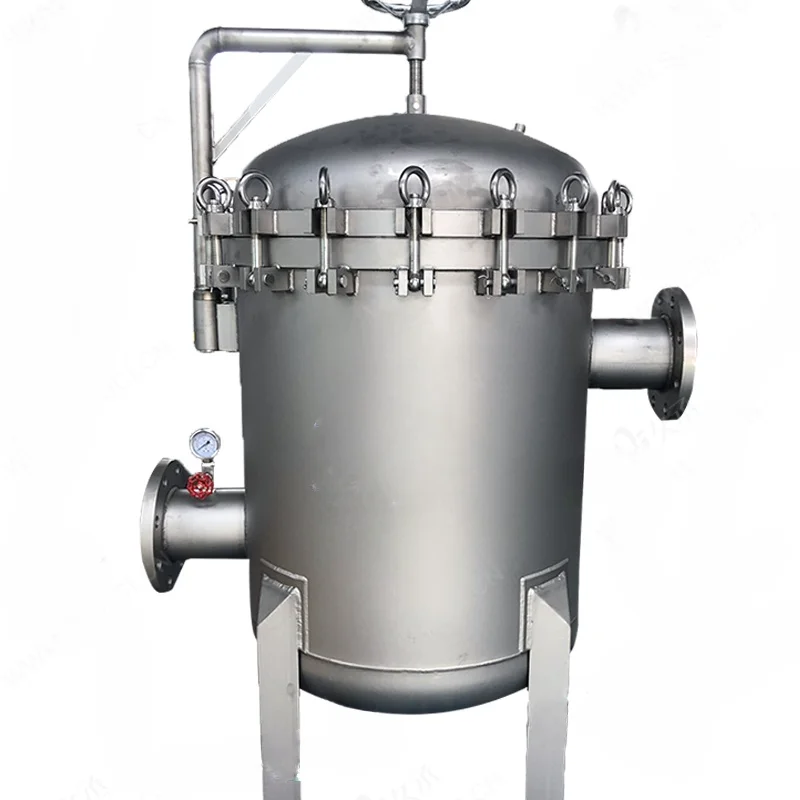 Industrial Stainless steel Bag Filter housing for fluid filtration