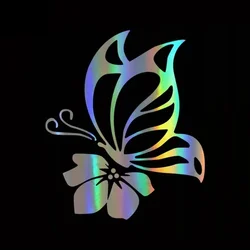 Butterfly Pattern Car Stickers Sticker Motorcycle Exterior Parts Accessories Decals Personality, Sticker Products Decoration PVC