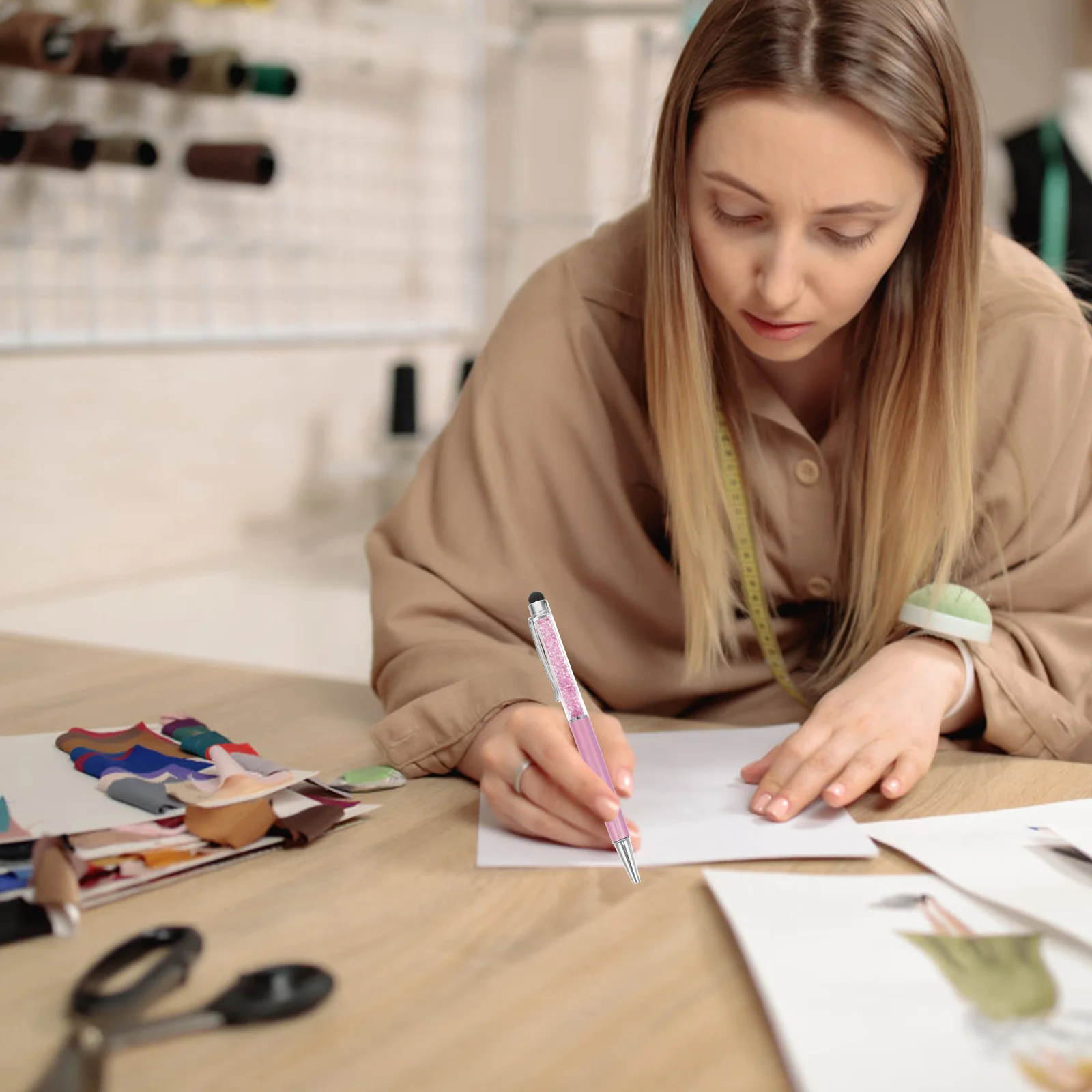 

Fine Tip Stylus Capacitor Pen Ballpoint for Phone Aluminum Alloy Touch Screen Pens