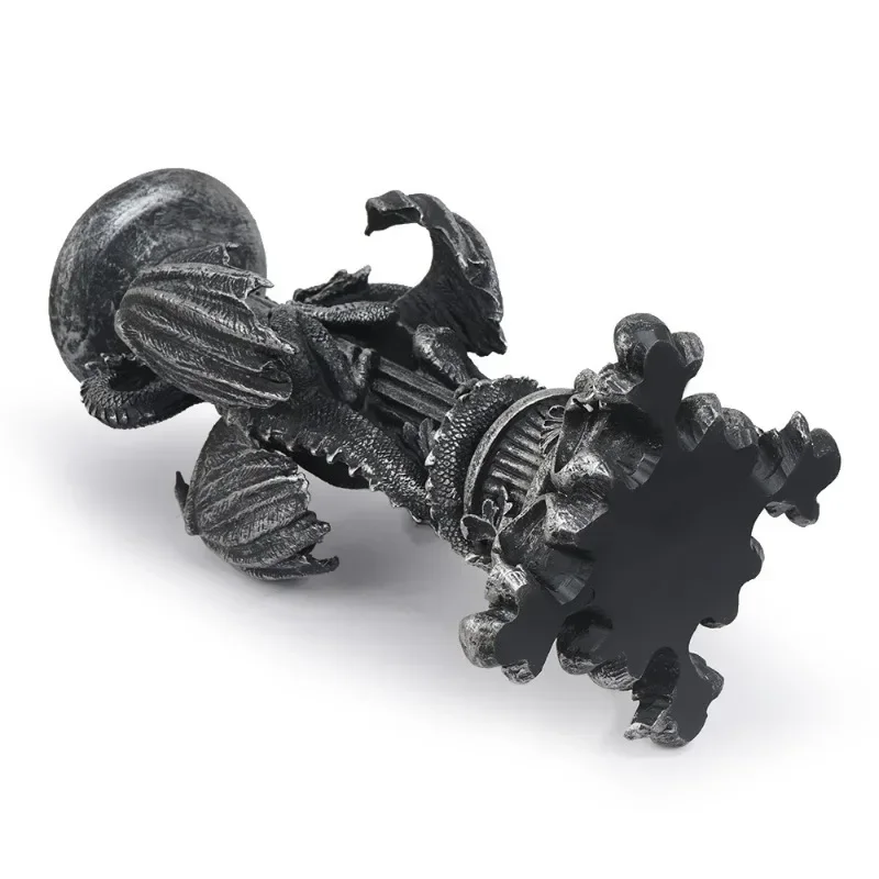Resin Vintage Dragon Candlestick Sculptures Living Room Holders Decoration Office House Home Decor Halloween Candle Holder