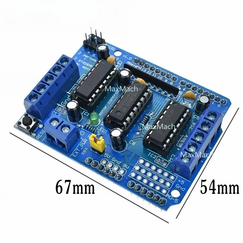 5-個-l293d-ステッピングモータードライバーボード制御シールドモジュールモータードライブ拡張ボード-arduino-の-mega2560-4-チャンネル