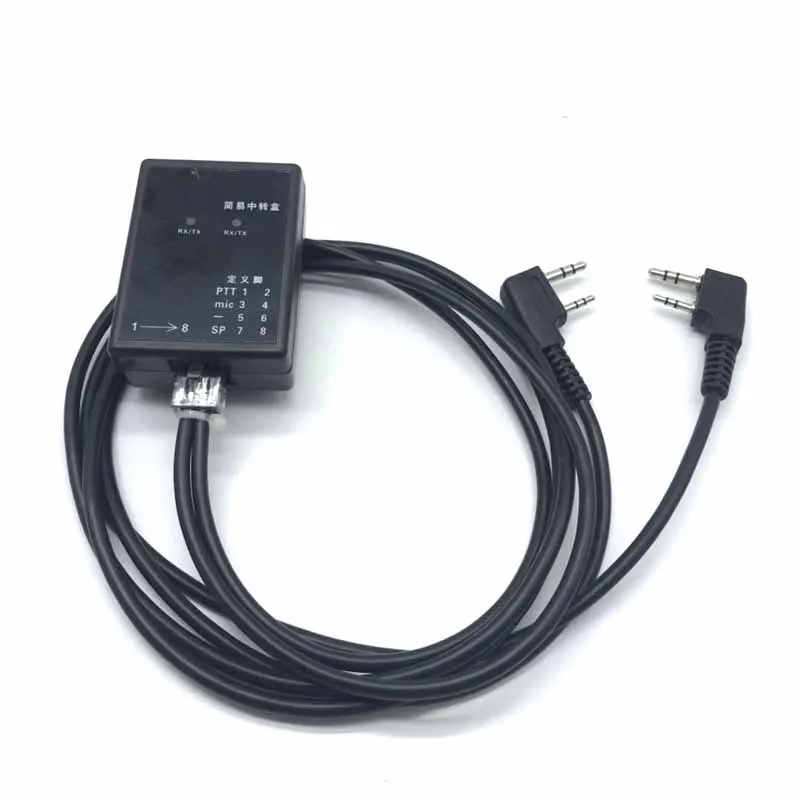 DIY Walkie Talkie Repeater Relay Box with TX & RX Indicator, Compatible with Baofeng TYT WOUXUN KIRISUN HYT Two Way Radios